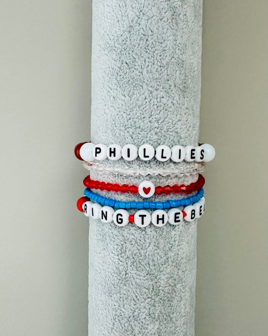 Phillies bracelet stack (set of 5)