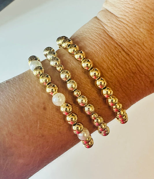 Gold Bracelet Stack