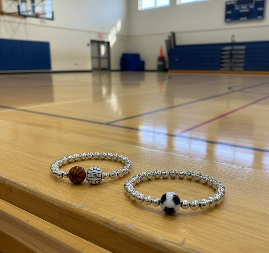 Silver Sports Bracelets