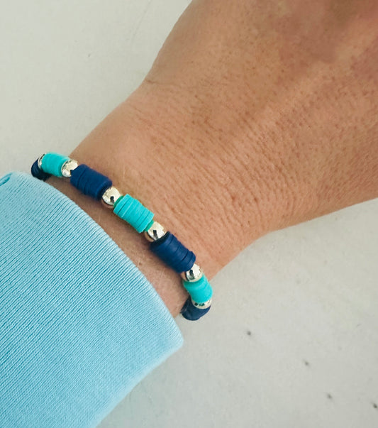Blue single bracelet
