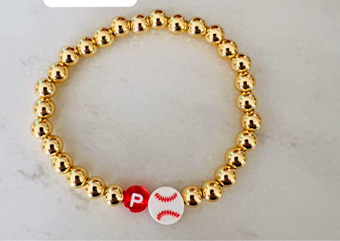 Gold plated Phillies bracelet