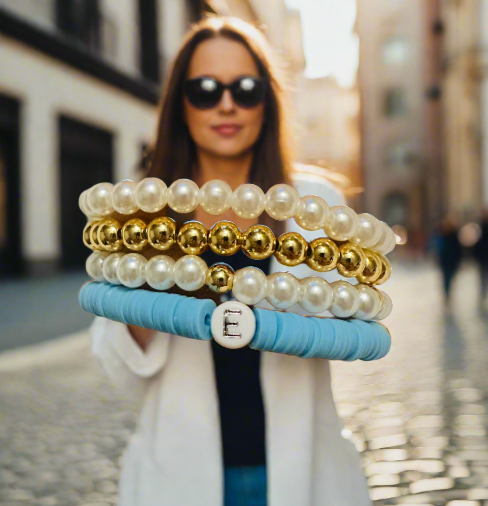 Initial Bracelet Stack (personalized)