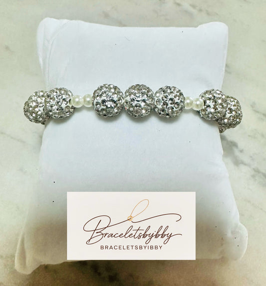 Silver Rhinestone