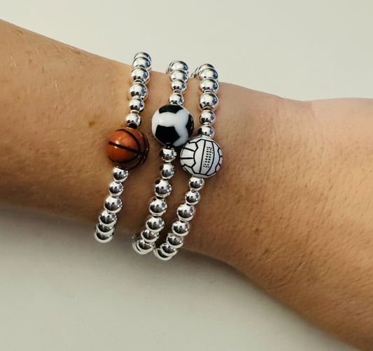 Silver Sports Bracelets