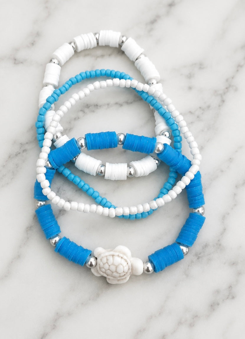 Turtle bracelet stack