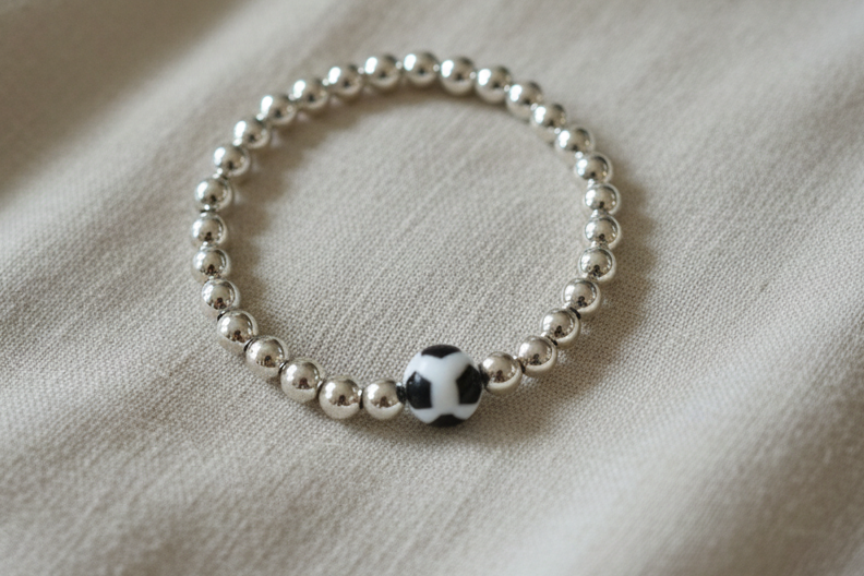 Gold Soccer Bracelet