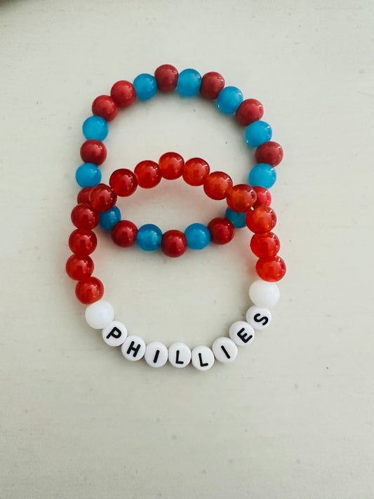 Phillies bracelet set